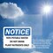 Signmission Non-Potable Water Do Not Drink Plant Nutrients, 18 in W x Rectangle, Plastic OS-2PACK-NS-P-1218-L-15090 - alternate 5